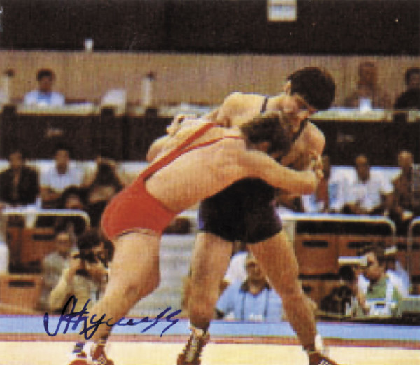 Abuschew, Magomet-Gassan: Olympic Games 1980 Autograph Wrestling USSR