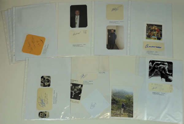 Ringen Olympia 1976 - 1984: Seltene Autographen von Medaillengewinnern 1984