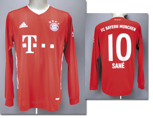 Leroy Sane am 19.12.2020 gegen Bayer Leverkusen, München, Bayern - Trikot 2020/2021