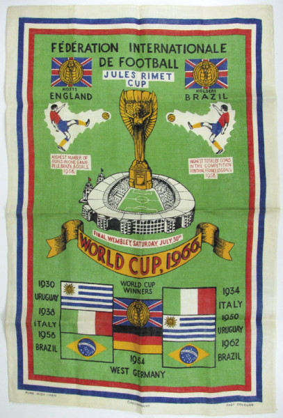 World Cup 1966. Souvenir Cloth 73x47 cm