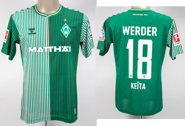 Naby Keita am 07.10.2023 gegen die TSG Hoffenheim, Bremen, Werder - Trikot 2023/2024