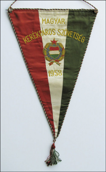 Official Hungarian Boxing A. Match Pennant 1958.