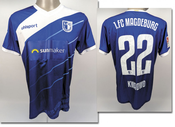 match worn football shirt 1. FC Magdeburg 2018/19