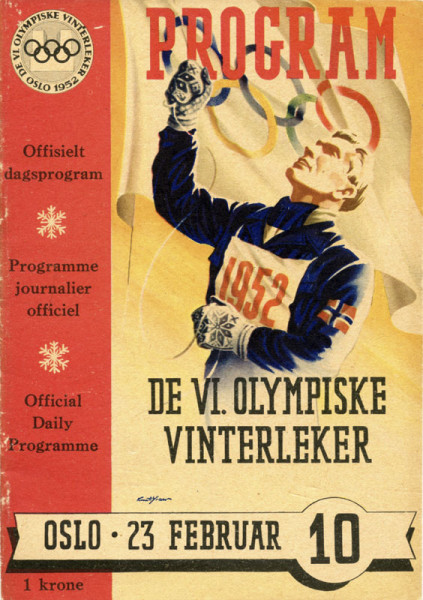 Offizielles Tagesprogramm 1952 no. 10, Programm OSW1952 10