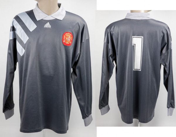 Andoni Zubizarreta am 13.10.1993 gegen Irland, Spanien - Trikot 1993