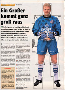 Oliver Kahn Lifesize poster from Kicker