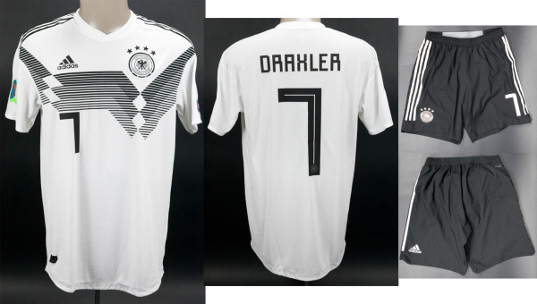 UEFA Euro 2020 match worn fb. shirt+short Germany