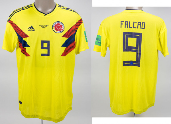 Radamel Falcao am 28.06.2018 gegen Senegal, Kolumbien - Trikot 2018 WM