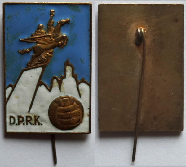 Offizielles Abzeichen Nordkorea WM 1966, Nordkorea - Pin 1966