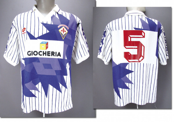 match worn football shirt AC Florence 1991/1992