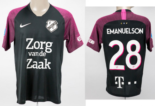 Urby Emanuelson 01.03.2020 gegen RKC Waalwijk, Utrecht, FC - Trikot 2019/2020