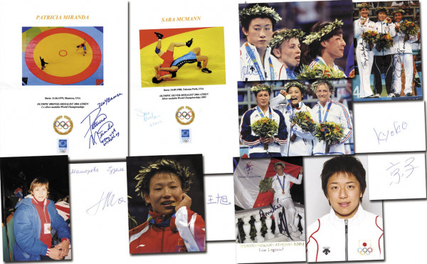 Ringen OSS2004 Frauen: Olympic Games 2004 Autograph Wrestling Women