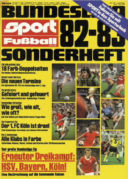 Bundesliga 82-83 Sonderheft: Bundesliga 82-83