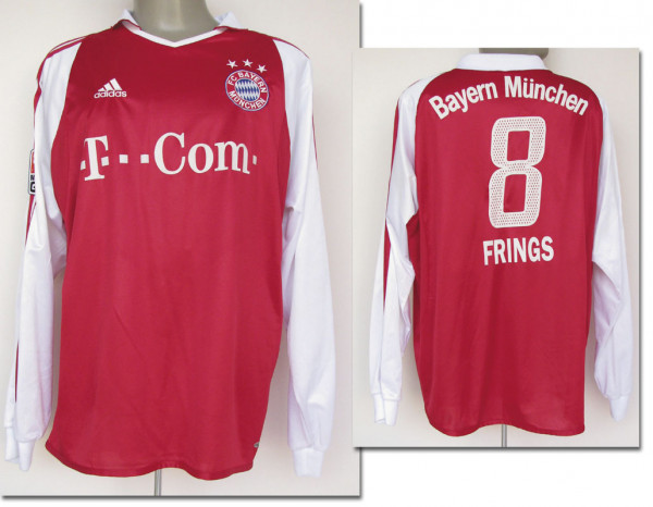 match worn football shirt Bayern Munich 2004