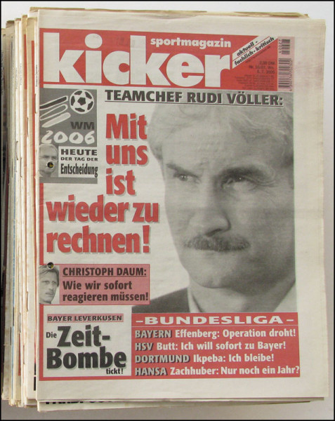 Kicker 2000 Don : Jg.: Nr. 3-103 komplett