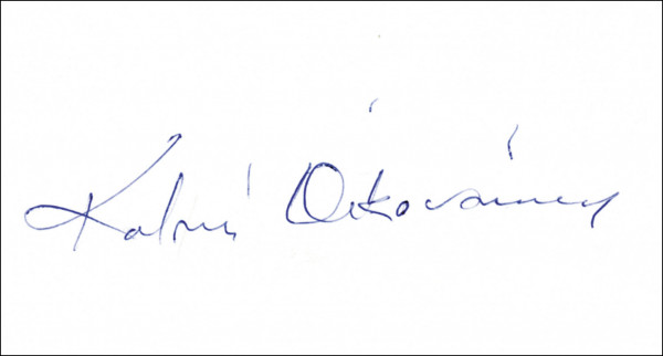 Oikarainen, Kalevi: Olympic Games 1968 Autograph Crosscountry Finnlan