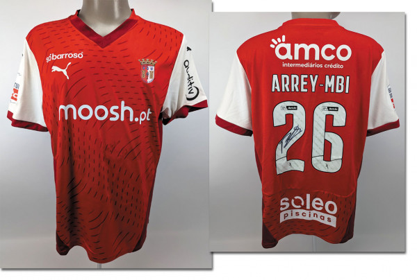 match worn football shirt Sporting Braga 2024/25