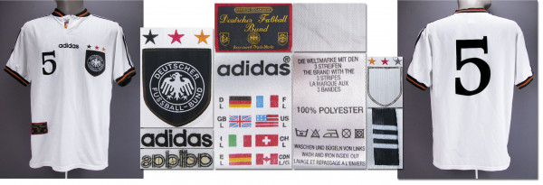 World Cup 1998 match worn football shirt Germany