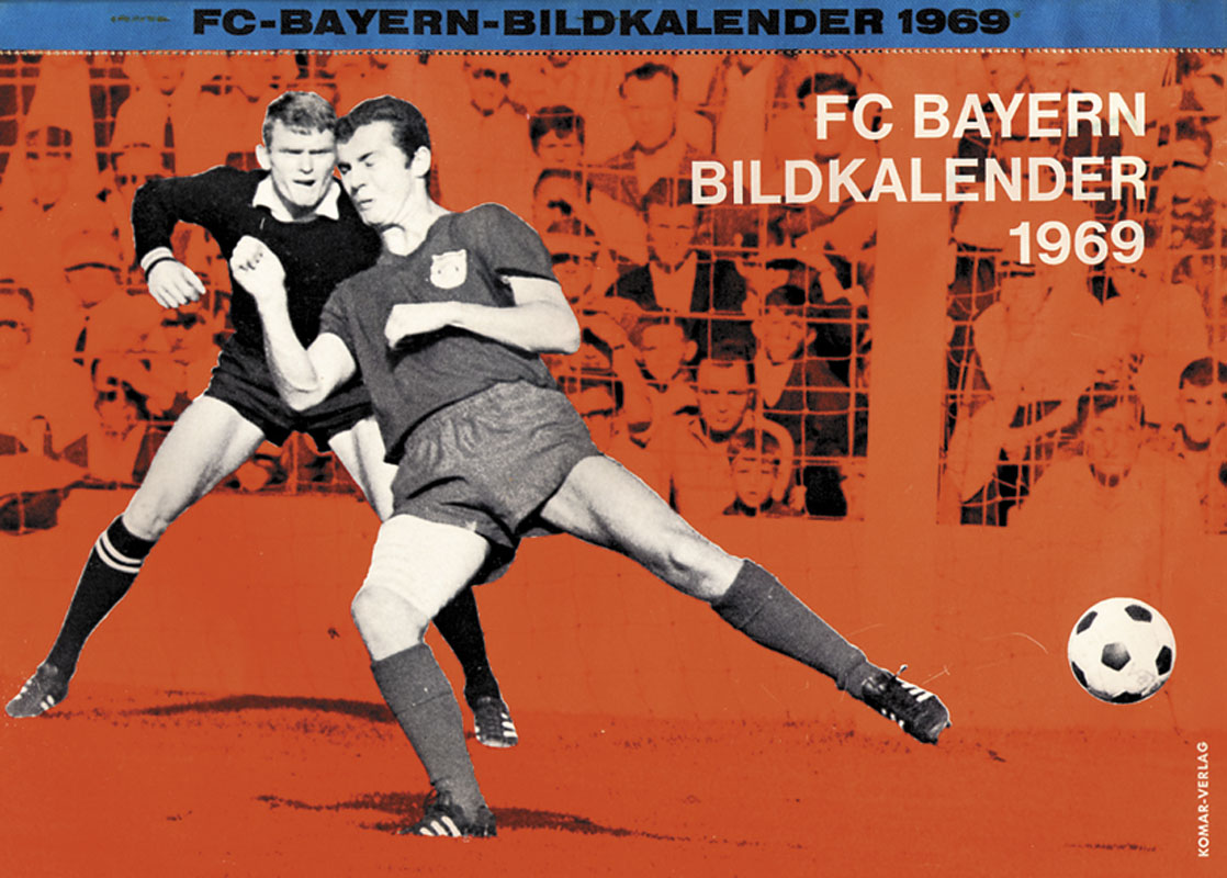 Bayern Munich Football Calendar 1969. AGON SportsWorld online shop