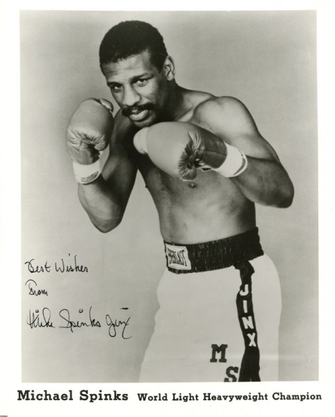 Spinks, Michael: Boxing autograph Mike Spinks Oympic Games 1976