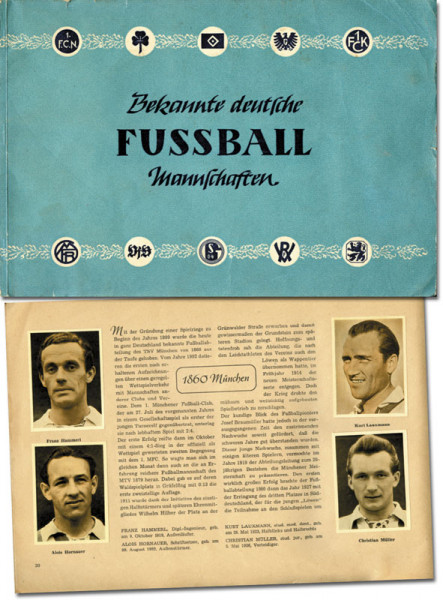 German Football Sticker - Jopa 1952