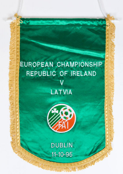 Match Pennant Rep o. Ireland v Latvia 1995