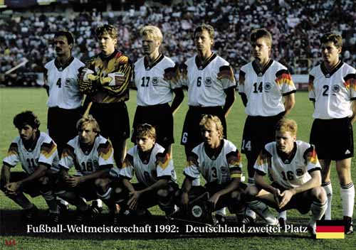 Deutschland 2. Platz EM 1992 | AGON SportsWorld