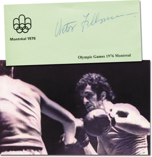 Zilberman, Victor: Olympic Games 1976 Boxing Autograph Romania