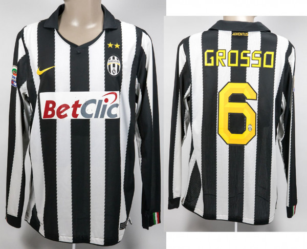 Fabio Grosso, am 09.01.2011 gegen SSC Napoli, Turin, Juventus - Trikot 2011