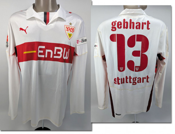 match worn football shirt VfB Stuttgart 2008/2009