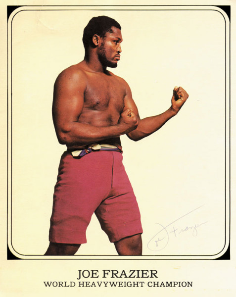 Frazier, Joe: Boxing Autograph. Joe Frazier