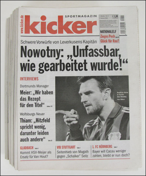 Kicker 2003 Don : Jg.: Nr. 3-103 komplett