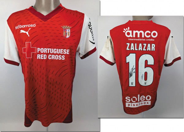 Rodrigo Zalazar am 15.08.2024 gegen FC Servette, Braga, Sporting - Trikot 2024/2025