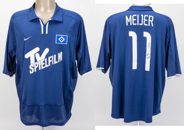 Erik Meijer am 18.08.2002 gegen Werder Bremen, Hamburger SV - Trikot 2002/2003