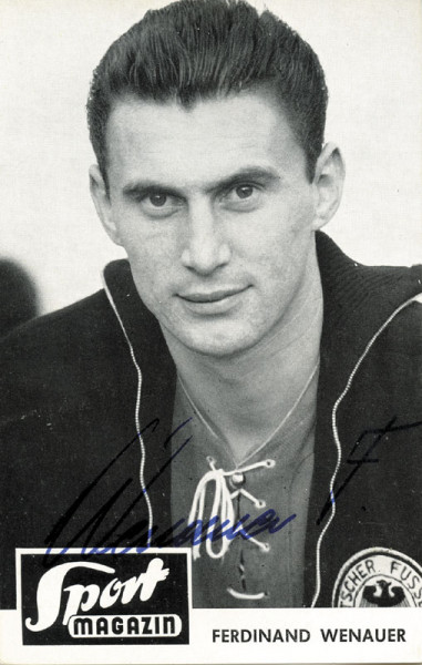 Wenauer,Ferdinand: Autograph German Football. F.Wenauer