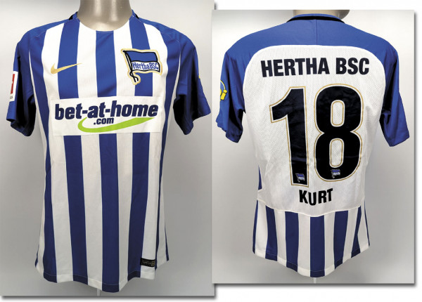 match worn football shirt Hertha BSC 2017/2018