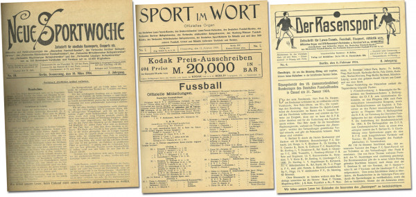 60 verschiedene Ausgaben von den wichtigsten Fußba, Der Rasensport / Neue Sportwoche / Sp.i.Wort 190