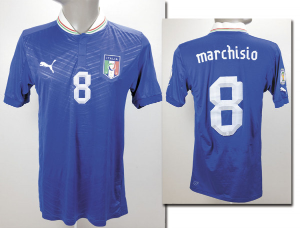 World Cup 2014 match worn football shirt Italy