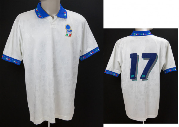 World Cup 1994 match worn football shirt Italy