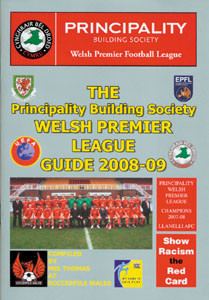 The Principality Building Society Welsh Premier League Guide 2008-09.