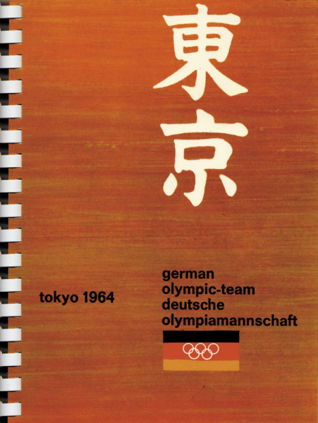 Olympic Games 1964 Tokio. Official German Teamboo