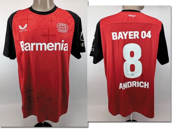 Robert Andrich am 23.08.2024 gegen Mönchengladbach, Leverkusen, Bayer 04 - Trikot 2024/2025