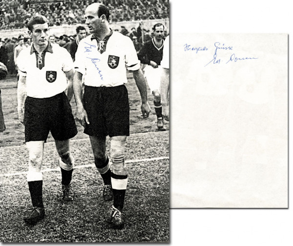 Conen, Edmund: Autograph german Football 1942. Edmund Conen