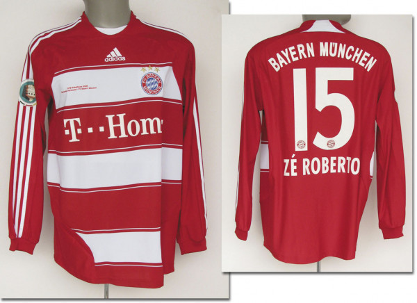 match worn football shirt Bayern Munich 2008