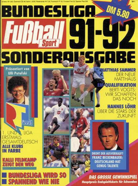 Bundesliga 91-92 Sonderheft: Bundesliga 91-92