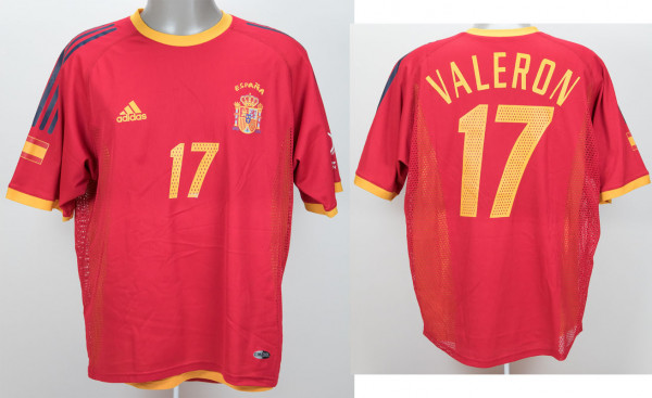 Juan Carlos Valeron, am 22.06.2002 gegen Südkorea, Spanien - Trikot 2002 WM