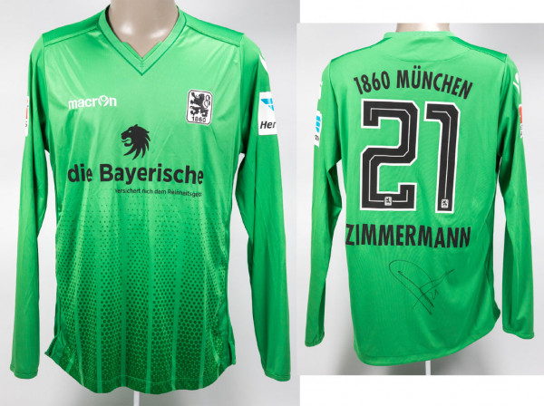 Jan Zimmermann, 2. Bundesliga Saison 2016/2017, München, TSV 1860 - Trikot 2016/2017