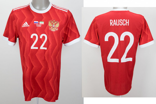 match worn football shirt Russia 2017