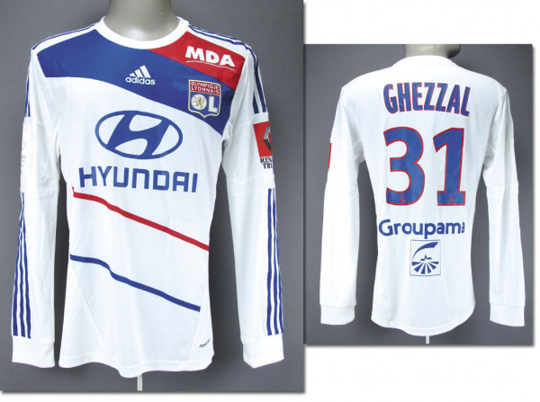 Rachid Ghezzal am 24.02.2013 gegen FC Lorient, Lyon, Olympique - Trikot 2012/2013