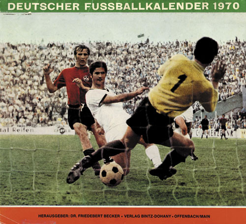 Deutscher Fußballkalender 1970.